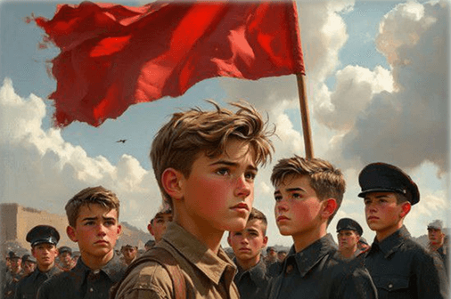 Флаги над городом. Молодая гвардия